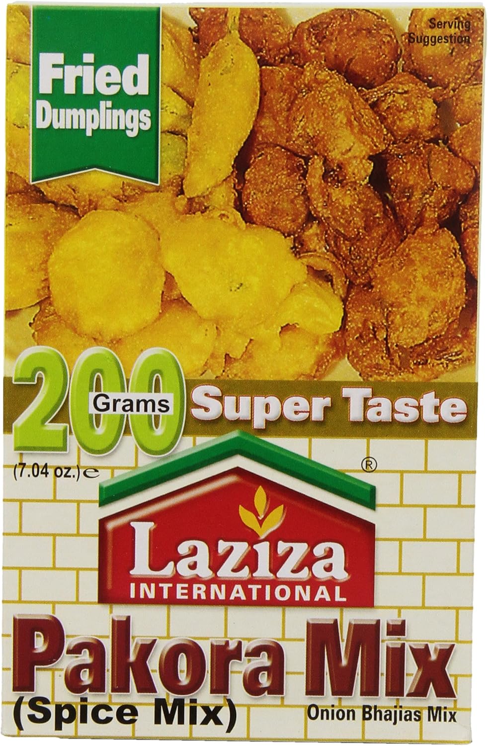 Laziza Pakora Mix, 200-Gram Boxes (Pack of 6)