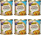 Massel Salt Reduced Vegetable Style Bouillon Powder | 6 Pack (6 x 4.9 oz) | Low Sodium Plant Based Broth | Gluten & Dairy Free, Vegan