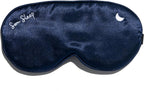 Som Sleep Satin Sleep Mask for Women & Men – Soft & Comfortable Eye Mask for Sleeping with Adjustable Head Band – 100% Light Blocking, Breathable Fabric Eye Cover for Sleeping Navy Blue