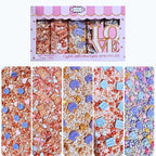 Confect Girls Baby Shower Sprinkles Gender Reveal Mix Gold, Silver, Baby Blue & Lavander Sprinkles Pack of 5 Assorted Edible Vegan, Gluten-Free, Nut-Free, Soy-Free, Dairy-Free, Palm Oil-Free - 5 Oz