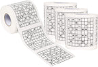 SummitLink Roll of Sudoku Toilet Paper Tissue Napkin Prank Fun Birthday Party Novelty Gift Idea (4 pk)