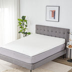 Lazyzizi Wedge Mattress Elevator 7-Inch Inclined Mattress Topper for Acid Reflux, GERD, Neck & Back Pain, Snoring, Under Bed Wedge Mattress with Washable Cover & Non-Slip Bottom for Bedroom, Twin