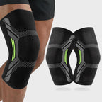 2 Pack Knee Brace for Women Man, Knee Compression Sleeve for Knee Pain Relief, Knee Sleeves for Arthritis Pain, Knee Support for Running Fitness (Black, Medium)