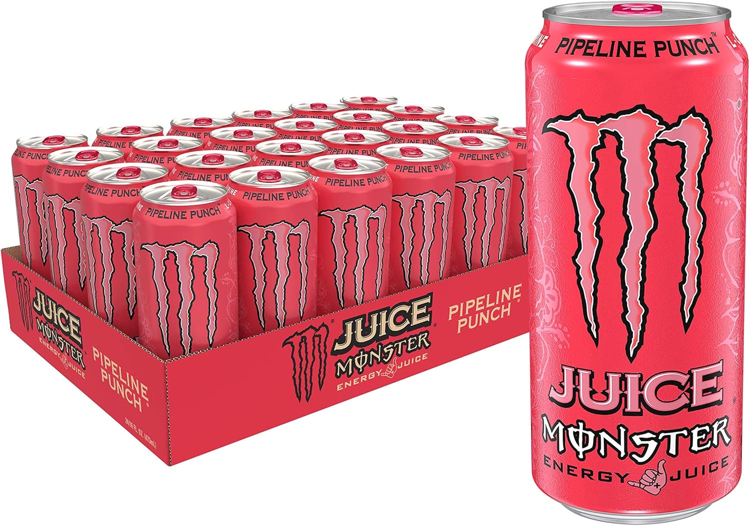 Monster Energy Juice, Pipeline Punch,16 Fl Oz (Pack of 24)