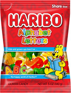 HARIBO Gummi Candy, Alphabet Letters, 5 oz. Bag
