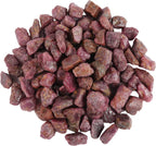 Rough Ruby Crystal 100 Ct Natural Healing Gems Set of 10 Pcs Raw Gemstone Beads for Cabbing, Lapidary, Tumbling, Wire Wrapping, Reiki and Wicca