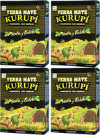 Kurupi Yerba Mate Menta Boldo 500g (17.6 oz) 4 Pack – Refreshing Mint & Boldo Herbal Blend, Traditional Paraguayan Mate Tea