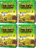 Kurupi Yerba Mate Tea Blend with Mint and Lemon,1.1 Lbs, Paraguayan Herbal, 4 Packs
