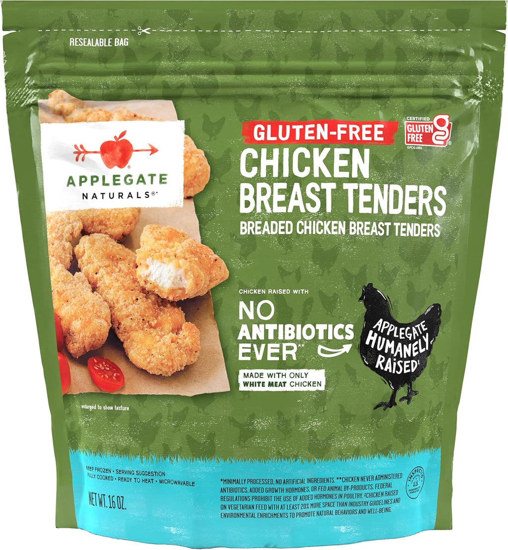 Applegate Natural Gluten-Free Breaded Chicken Breast Tenders (Frozen)
