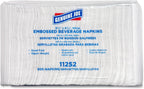 Genuine Joe Quad-fold Square Beverage Napkins (Pack of 8, 500 per Pack)
