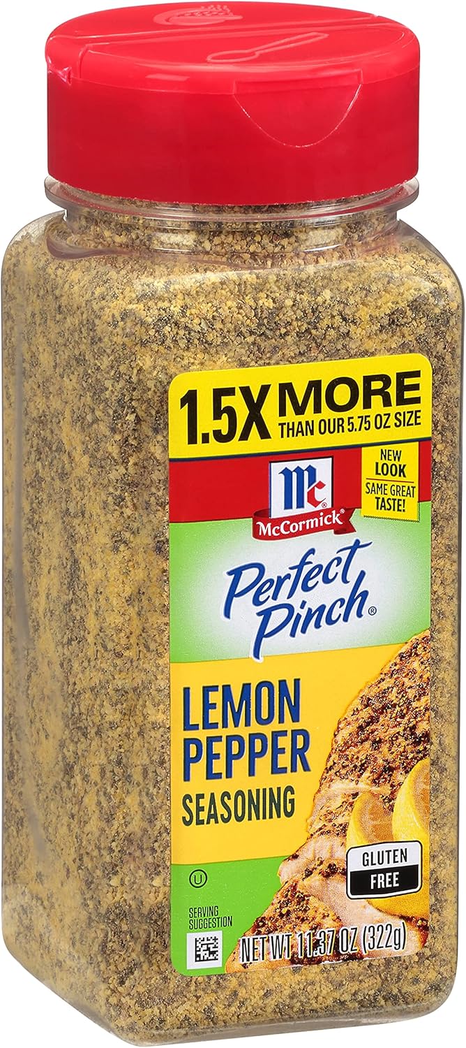 McCormick Perfect Pinch Lemon Pepper Seasoning, 11.37 oz