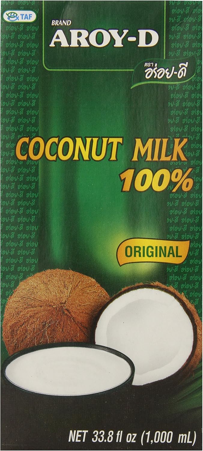AROY-D 100% Coconut Milk - 33.8 oz packages (3-pack)