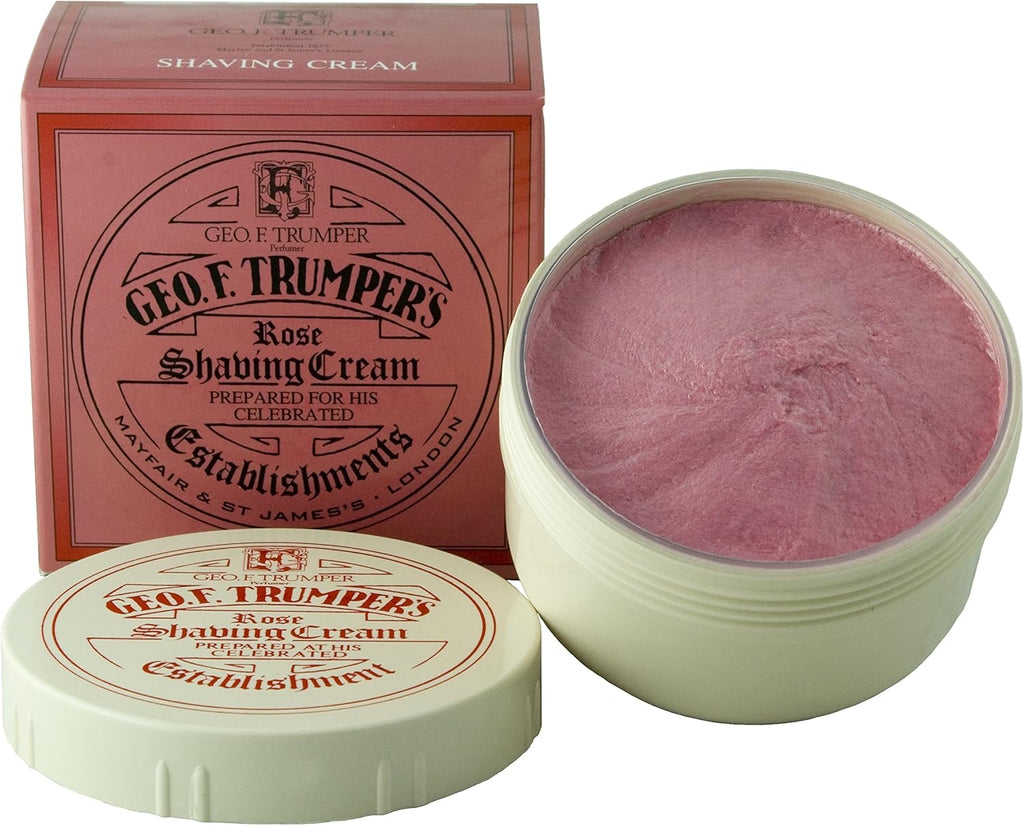 Geo F Trumper Shaving Cream Jar - Rose (200g)
