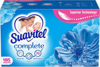 Suavitel Complete Fabric Softener Dryer Sheets, Field Flowers - 185 Count