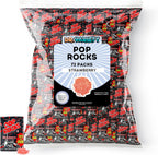 Pop Rocks Strawberry Bulk (0.33 oz) – 72 Pack Strawberry Flavored Pop Rocks Popping Candy, Retro Crackling Rock Candy for Halloween, Christmas, Easter, Valentine’s Day & Parties – By Dr. Variety