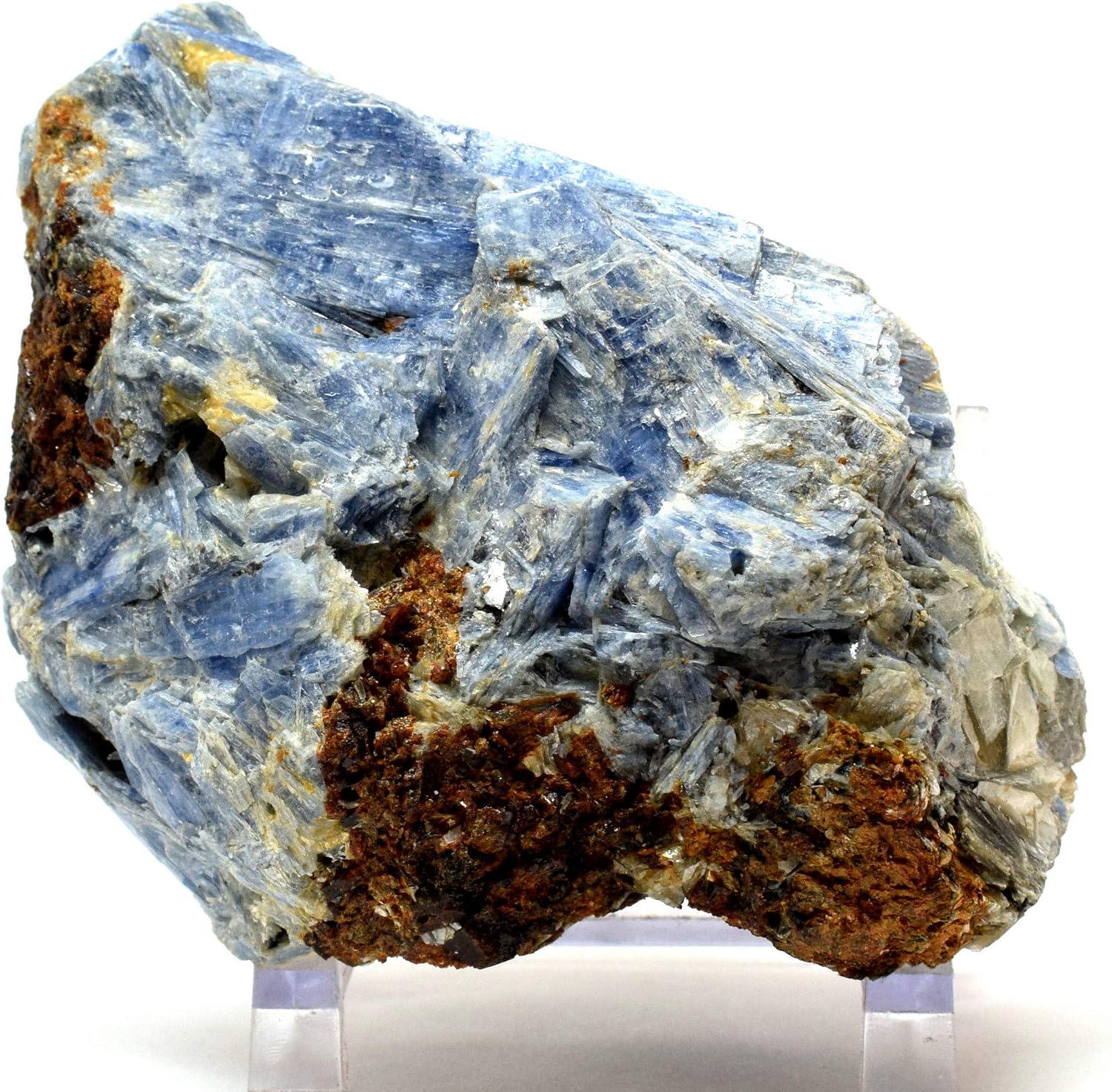 4.2" Rich Blue Kyanite Cluster in Matrix Natural Sparkling Crystal Rough Mineral Gemstone Specimen - Brazil