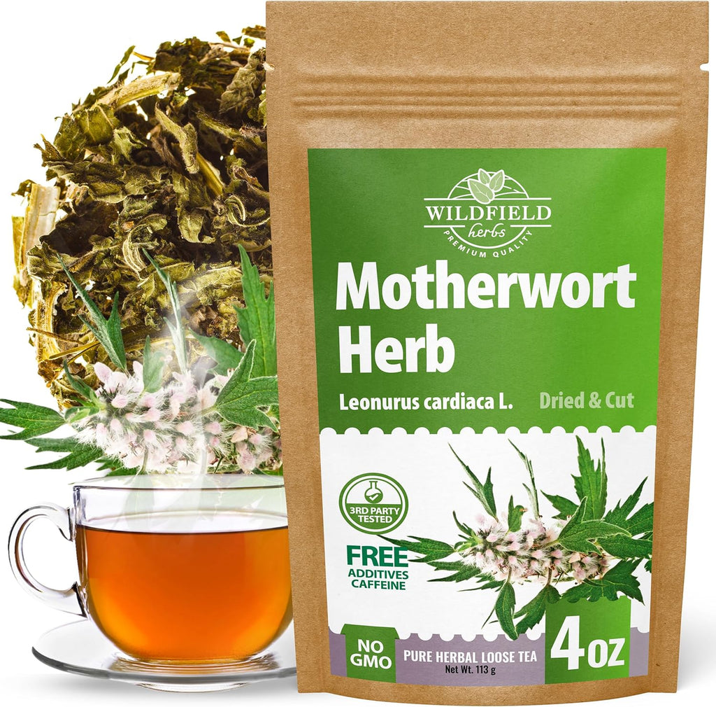 4 oz. Motherwort Tea Dried Motherwort Herb Tea (Leonurus Cardiaca) - 113g Leonurus Cardiaca (Cola De León)