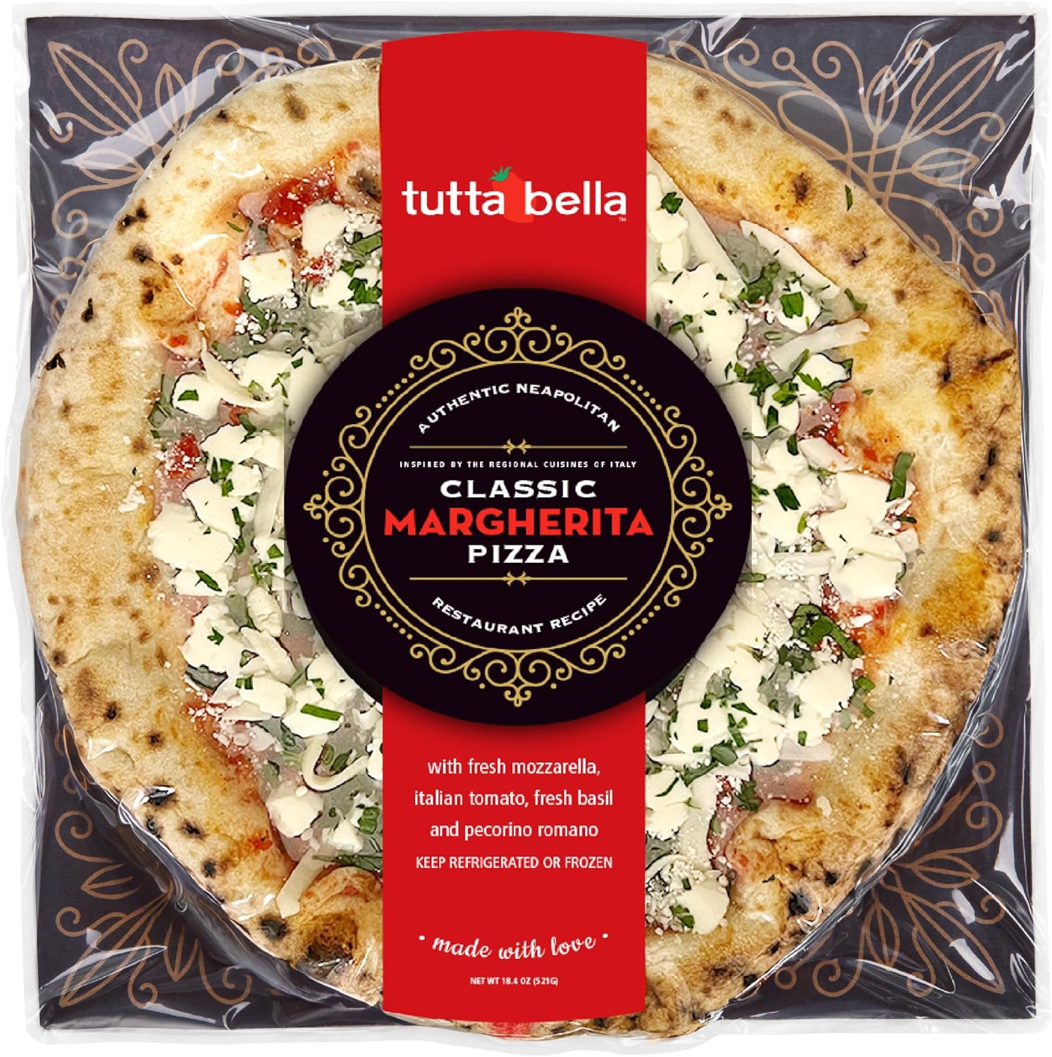 Tutta Bella Classic Margherita Pizza (Frozen)