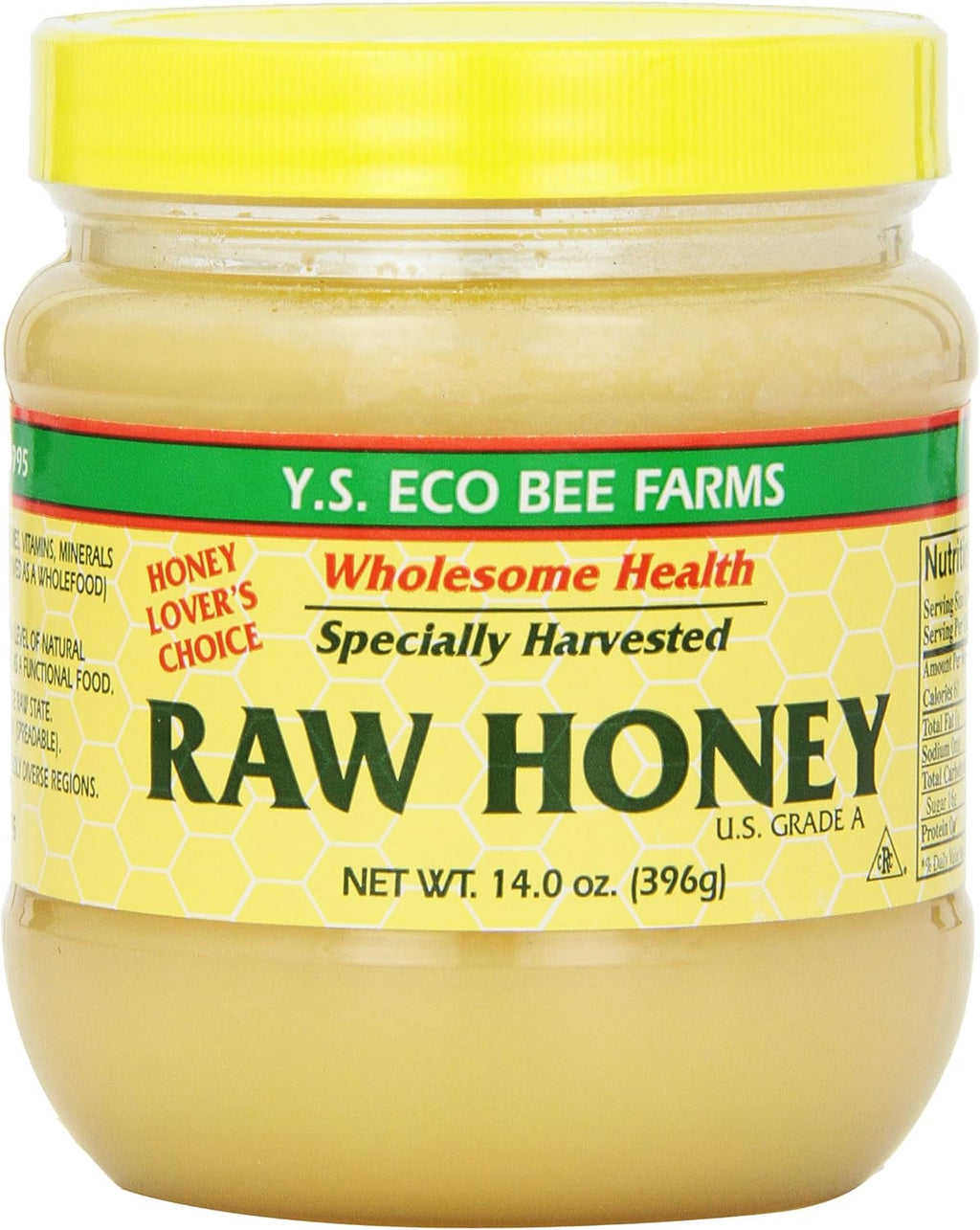 YS Organic Bee Farms - Healthy Honey (Raw), 14 oz