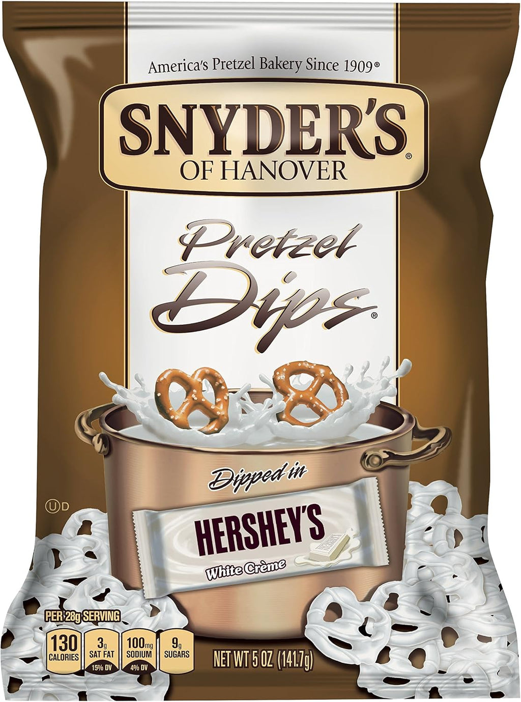Snyder's of Hanover Pretzel Dips, Hershey's White Creme, 5 oz