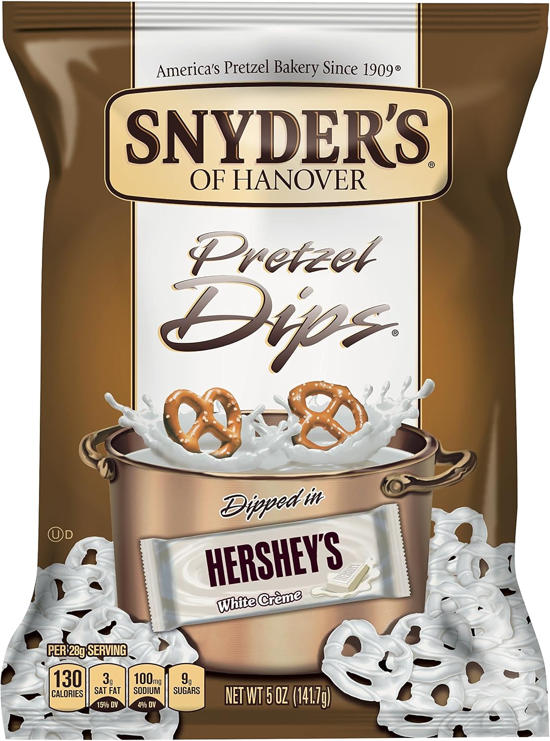 Snyder's of Hanover Pretzel Dips, Hershey's White Creme, 5 oz