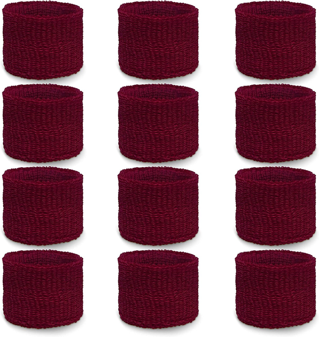 Couver WBY330 Unisex 2.5" Tall/Youth Kids Cotton Terry Wrist Bands/Wristbands for Event use, Party Favor, 12PCS Bulk Set Pack