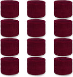 Couver WBY330 Unisex 2.5" Tall/Youth Kids Cotton Terry Wrist Bands/Wristbands for Event use, Party Favor, 12PCS Bulk Set Pack