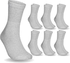 Special Essentials 6 Pairs Non-Binding Diabetic & Circulator Ankle Socks For Men & Women - Soft Moisture-Wicking Cotton