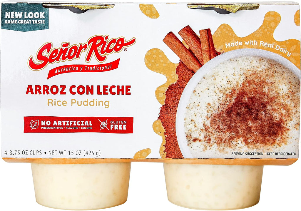 SENOR RICO RFG PUDDING RICE 4 CT 15 OZ