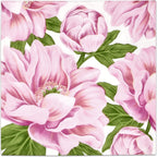 Gift Boutique 100 Pink Peony Floral Luncheon Napkins Disposable Paper Peonies Flower Lunch Napkin for Spring Summer Baby Shower Birthday Tableware Party Supplies