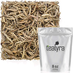 Tealyra - Luxury Jasmine Silver Needle White Losse Tea - Grown in Fujian China - Loose Leaf Tea - Caffeine Level Low - 220g (8-ounce)