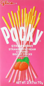 Glico, Strawberry Pocky Sticks, 2.47 oz