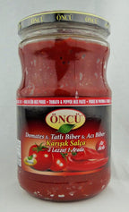 Oncu Traditional and Natural Pastes (Turkish) (Mix 3 in 1 (Hot & Mild Pepper and Tomato) Paste, 700 Gr / 24.64 Oz)