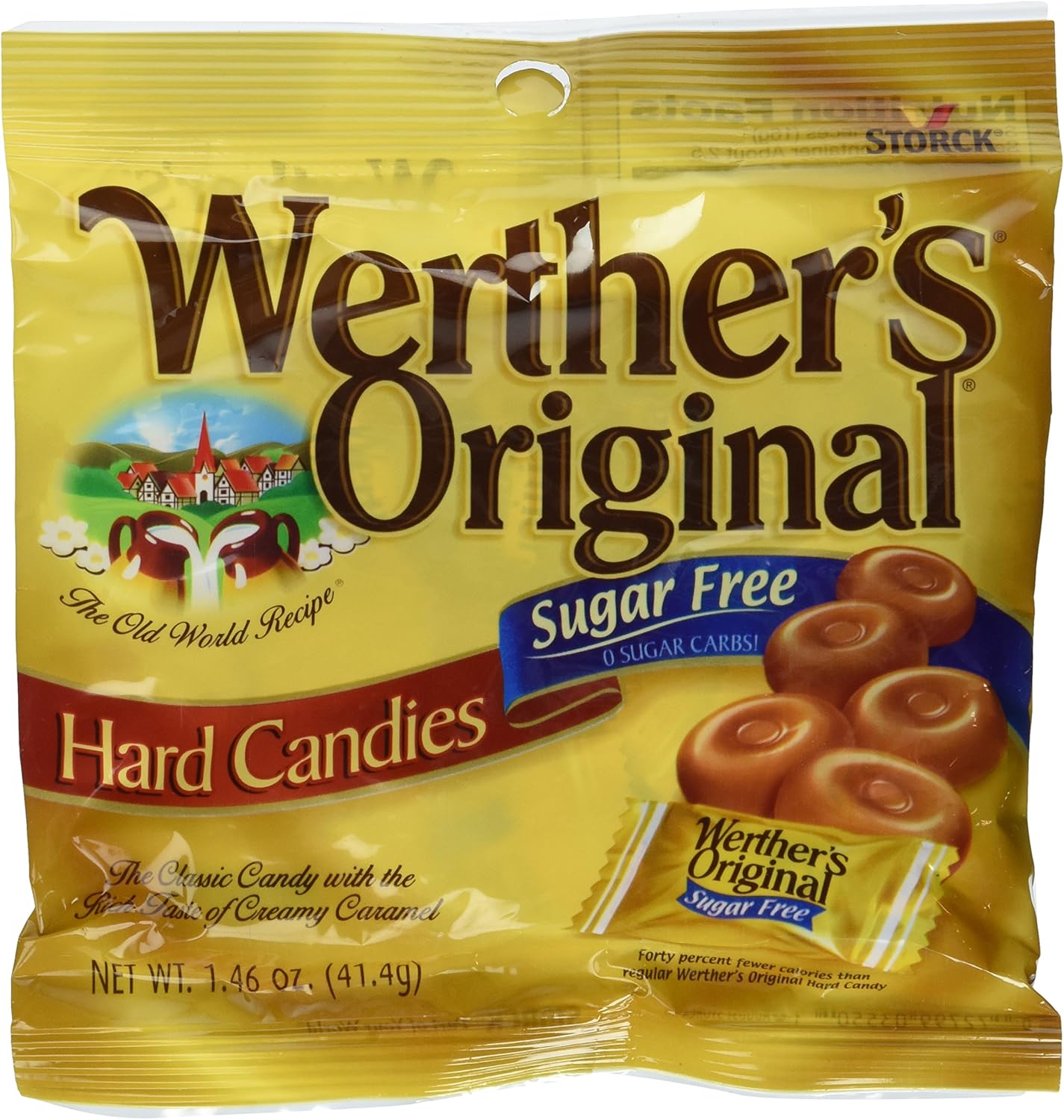 Werther's Original Sugar Free Hard Candies 1.46 Oz (3 Pack)