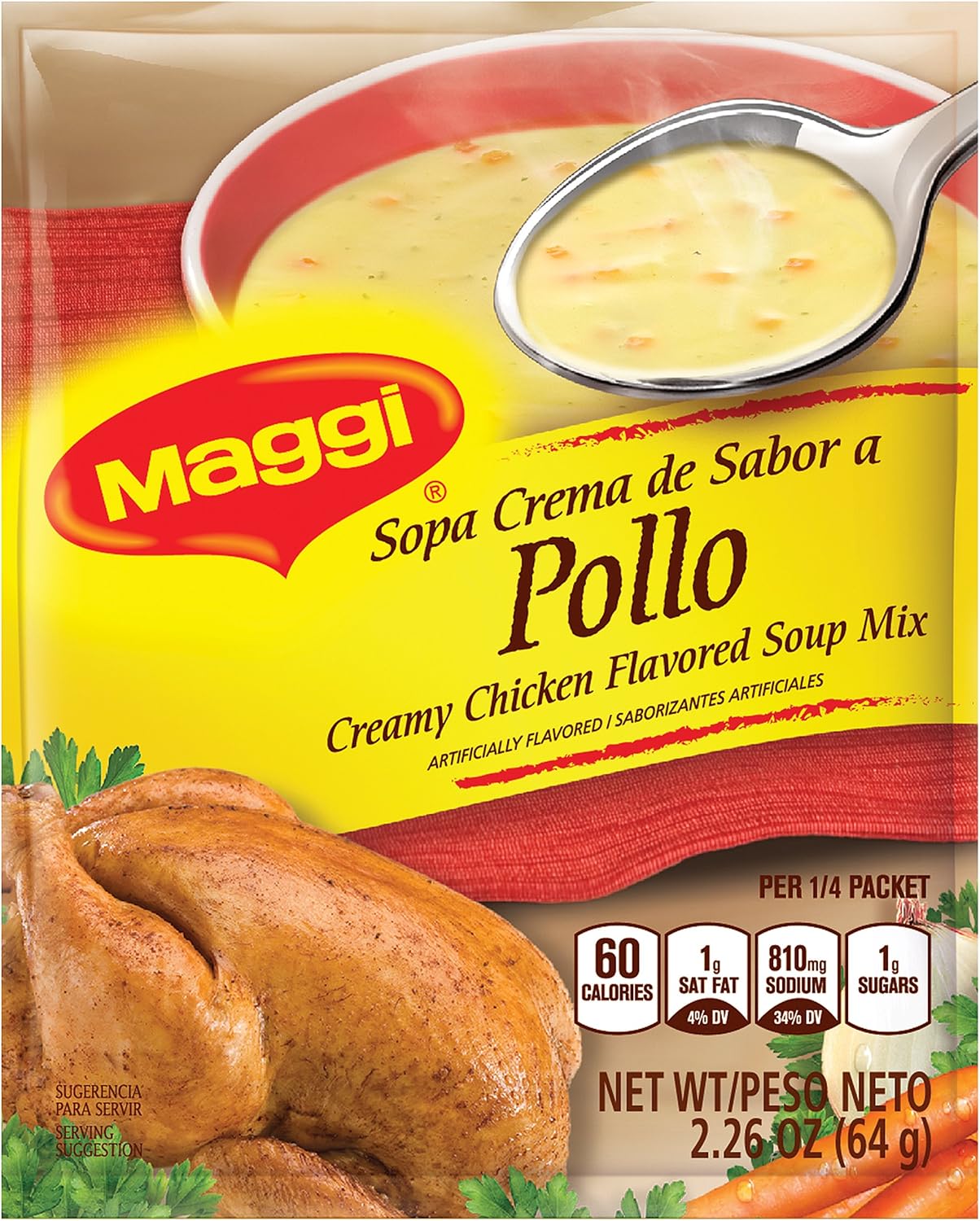Maggi Creamy Chicken Flavored Soup Mix, 2.26 oz