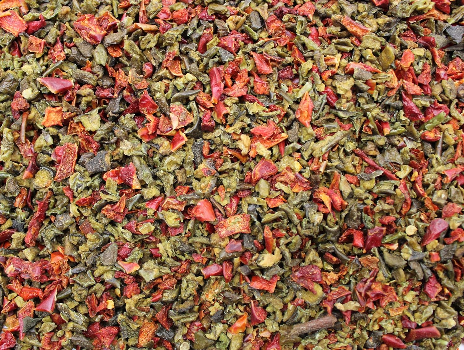 Red & Green BELL Peppers 8 Ounce Bulk Bag-Heat Sealed to Maintain Freshness-Crushed & Dried Spice Seasoning