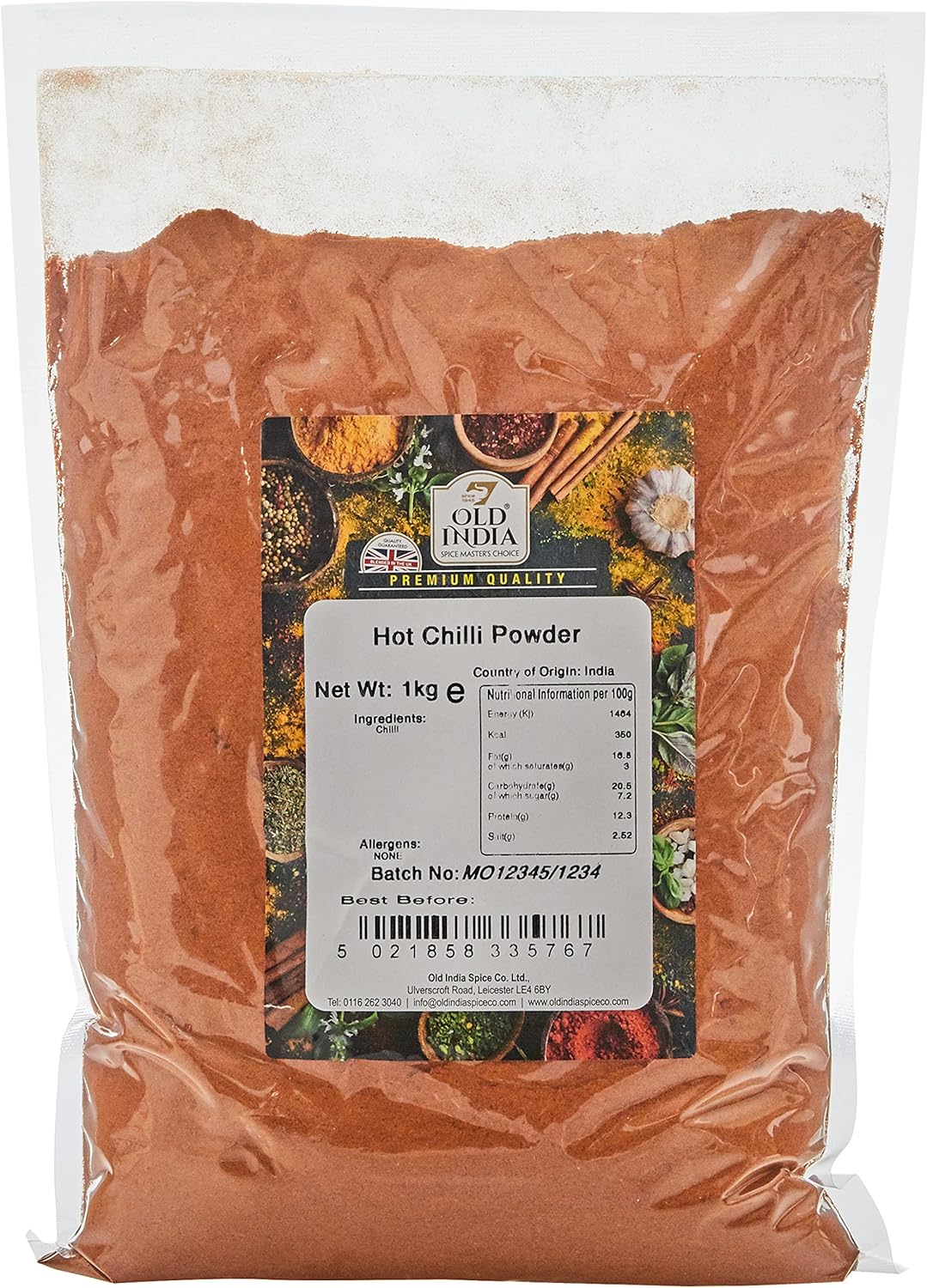 Old India Hot Chilli Powder 1 Kg