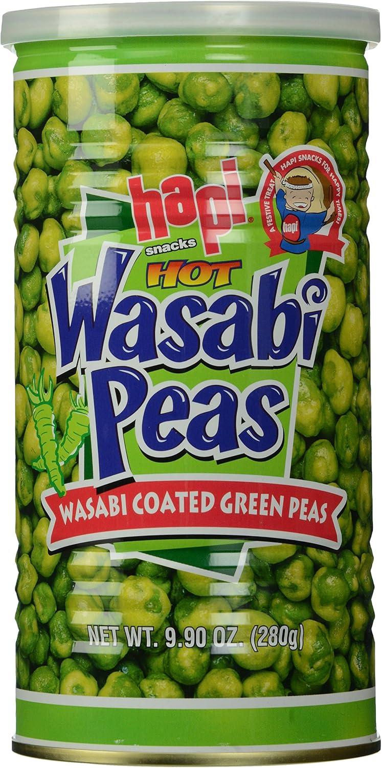 Hapi Hot Wasabi Peas, 9.9 Ounce