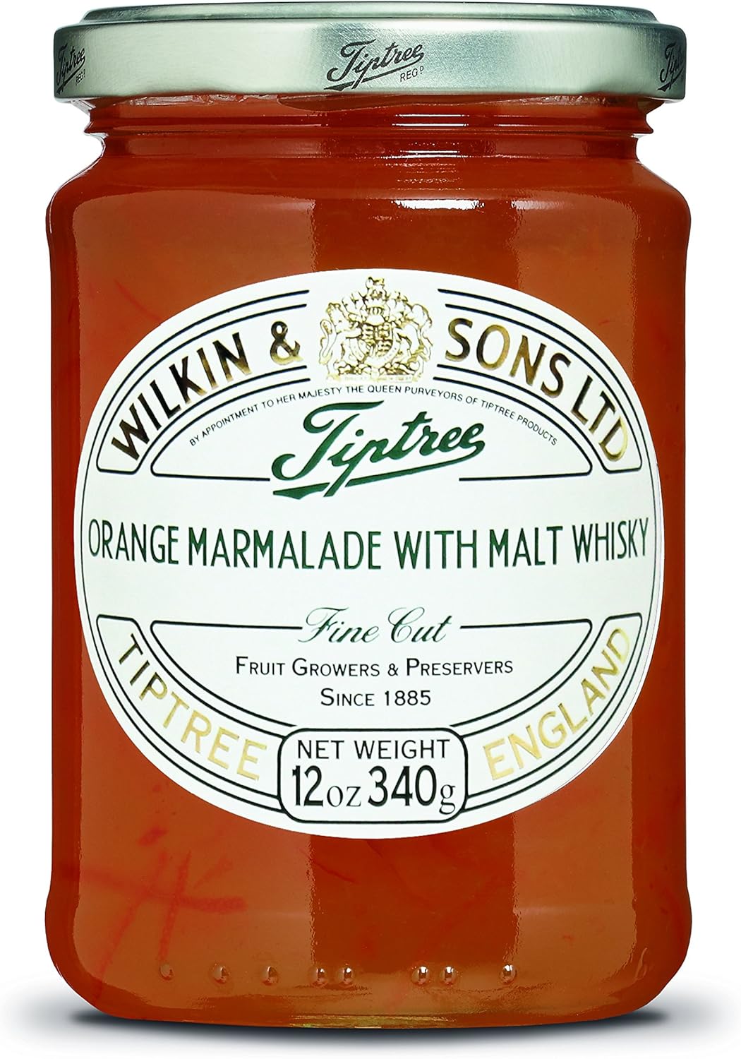 Tiptree Orange & Whisky Marmalade, 12 Ounce Jars (Pack of 2)