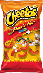 Flamin' Hot Puffs Cheese Flavored Snacks (Flamin' Hot, 8 oz)