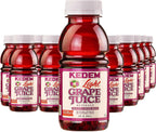 Kedem Light Concord Grape Juice, 8oz Plastic Bottle, 24 Pack, Reduced Sugar and Calories