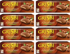 Vicenzi: "Grisbi Hazelnut" Italian Shortcrust Biscuits filled with Hazelnut Cream * 5.3 Ounces (150g) Package (Pack of 8) * [ Italian Import ]