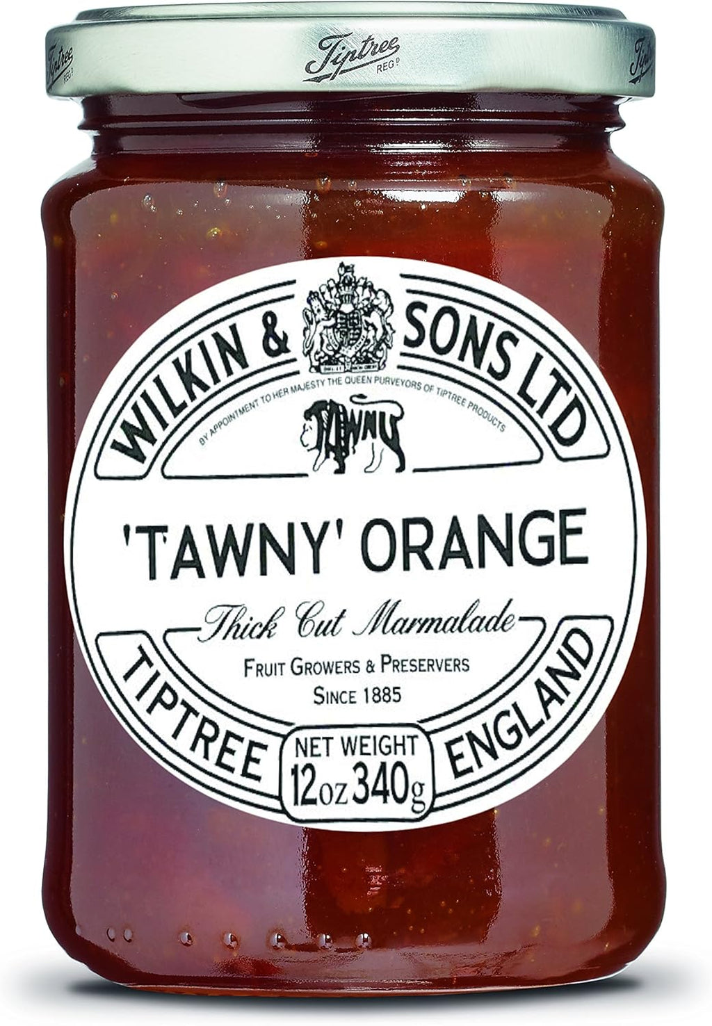 Tiptree Tawny Orange Marmalade, 12 Ounce Jars (Pack of 6)