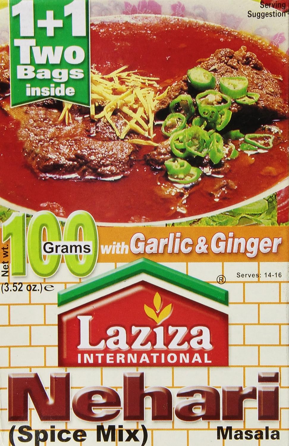 Laziza Nihari Masala, 100-Gram Boxes (Pack of 6)