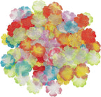 Fun Express Tropical Flower Petals 1000 Pieces - Hibiscus Flowers Artificial Rose for Hawaiian Party Decorations | Luau Party Supplies & Beach Theme Decor | Vase Fillers for Summer Celebrations
