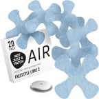 Not Just A Patch Air X-Mini Adhesive Patch for Freestyle Libre 2 (20 Pack) – Water-Resistant, Breathable Sensor Covers – 14-Day Hold CGM Glucose Monitor Patches – Thin, Strong & Light – Blue
