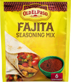 Old El Paso Fajita Seasoning Mix, Meal Prep, Spices and Seasonings, 1 oz Packet