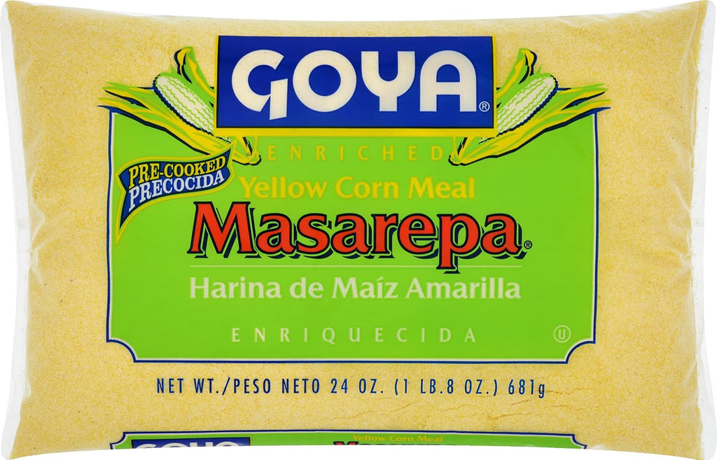 Goya Foods Masarepa Pre-Cooked Yellow Corn Meal, 24 Ounce