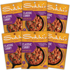 Sukhi's Indian Curry Paste - Classic Curry Sauce 3oz (Pack of 6), 84 Servings Gluten Free Simmer Sauce Indian Sauce