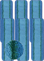6 Pack Deep Clean Pads Replacement for Bona Family of Mops, Washable & Reusable Microfiber Cleaning Pad for Hardwood and Multi-Surface Floors Cleaning Head, Wet/Dry Mop